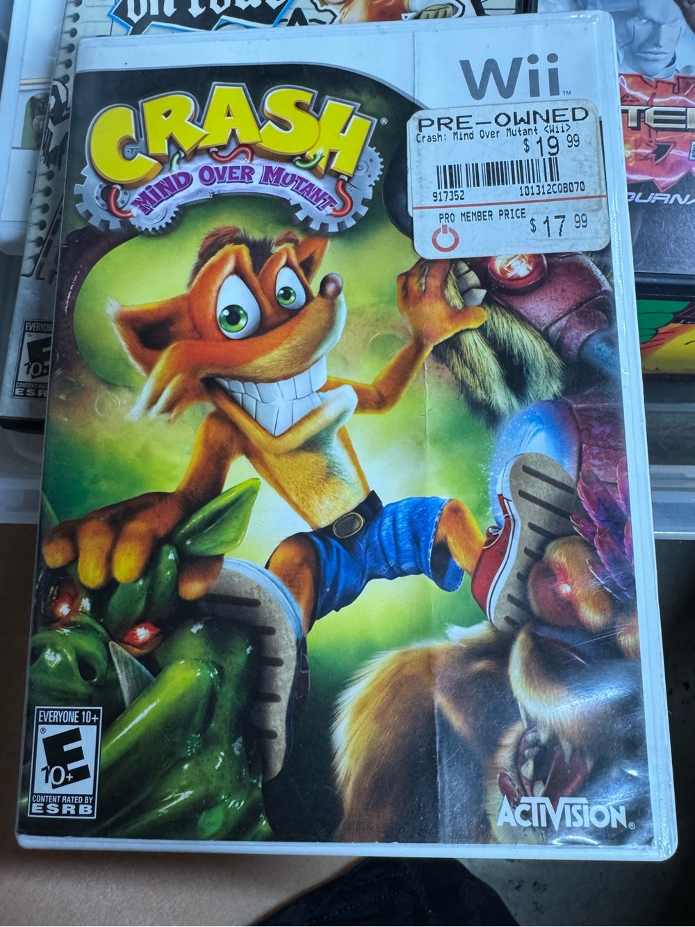 Crash Mind over Mutant for Nintendo Wii